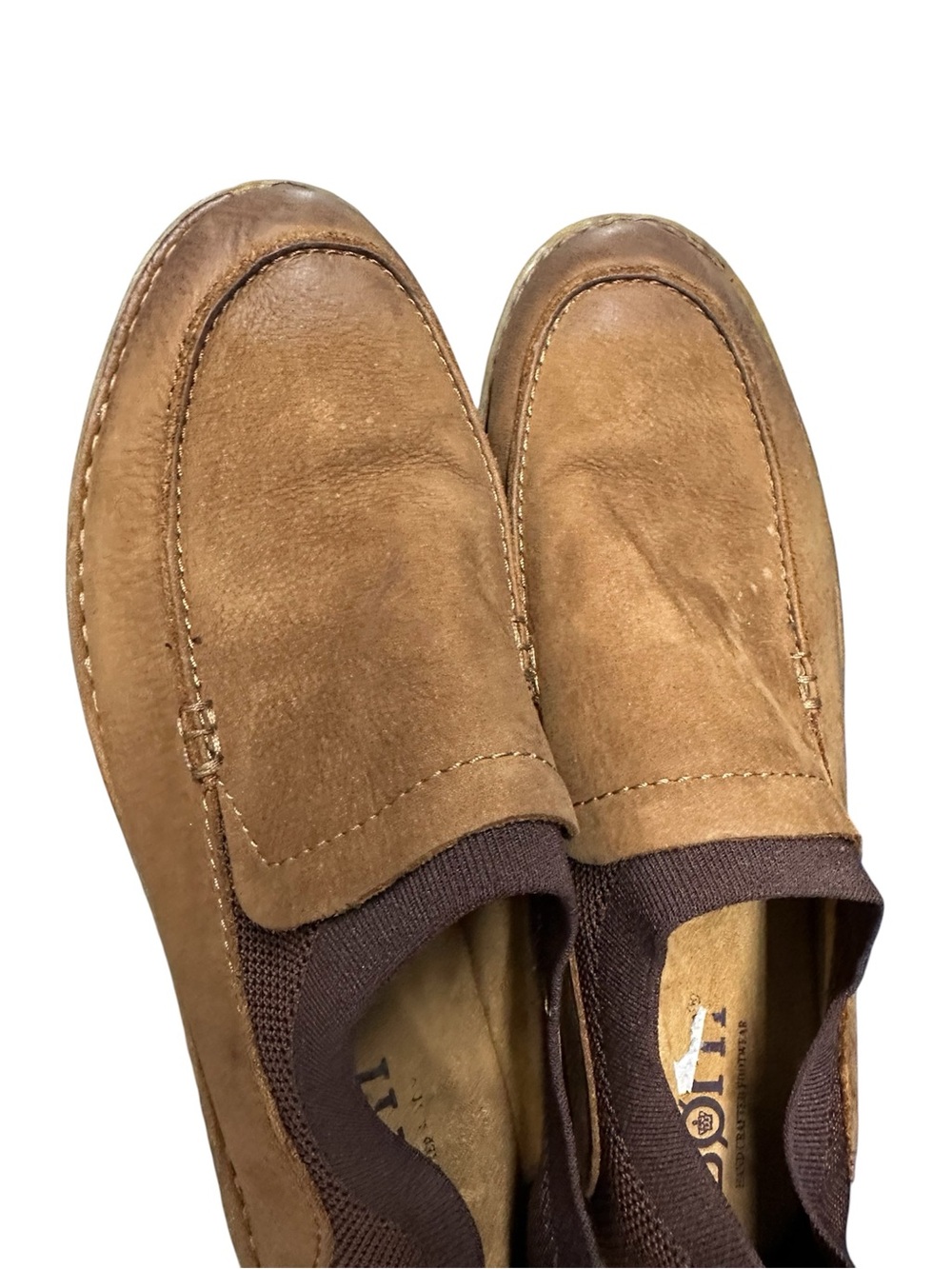 Born Men's Casual Slip-On Loafers in Brown #9.5